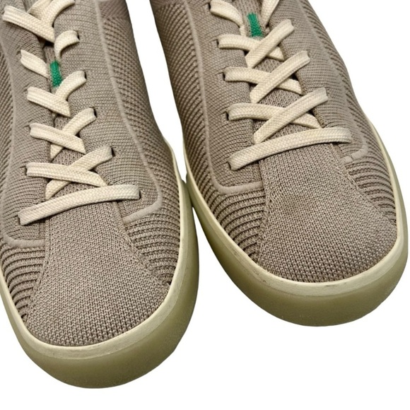 Rothy’s The Lace Up Tan Cream Casual Sneakers Women’s 10 - Picture 5 of 14